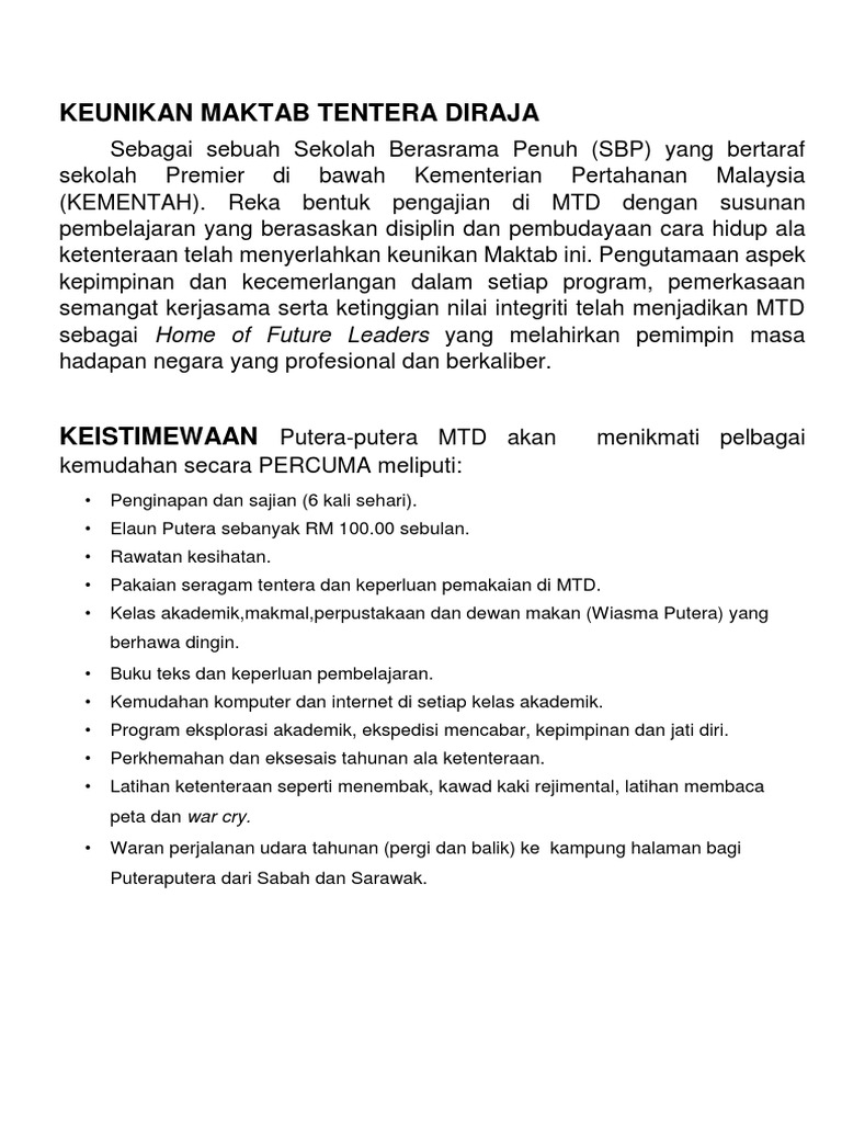 Maklumat MTD 2021  PDF