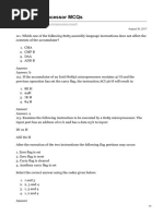 8085 Microprocessor MCQS: August 30, 2017