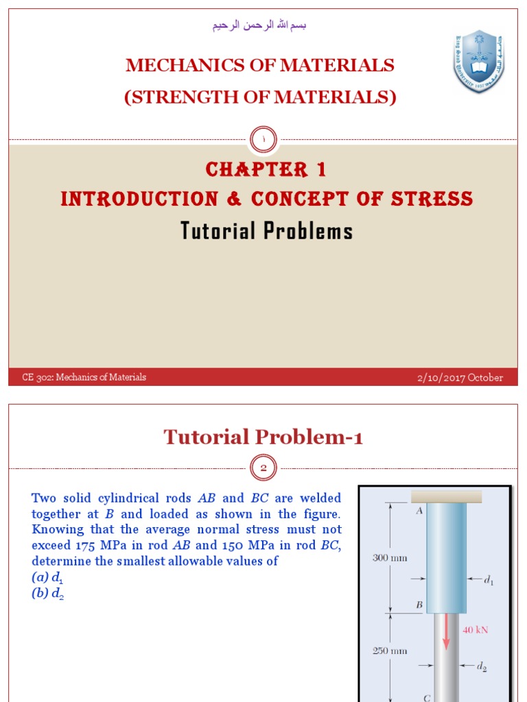 Mechanics of Materials: Stress Analysis | PDF | Strength Of Materials ...