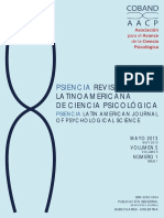 PSIENCIA. Revista Latinoamericana de Ciencia Psicologica 5 (1) 02 Zapata Et Al PDF
