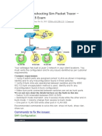 VLAN Troubleshooting Sim Packet Tracer