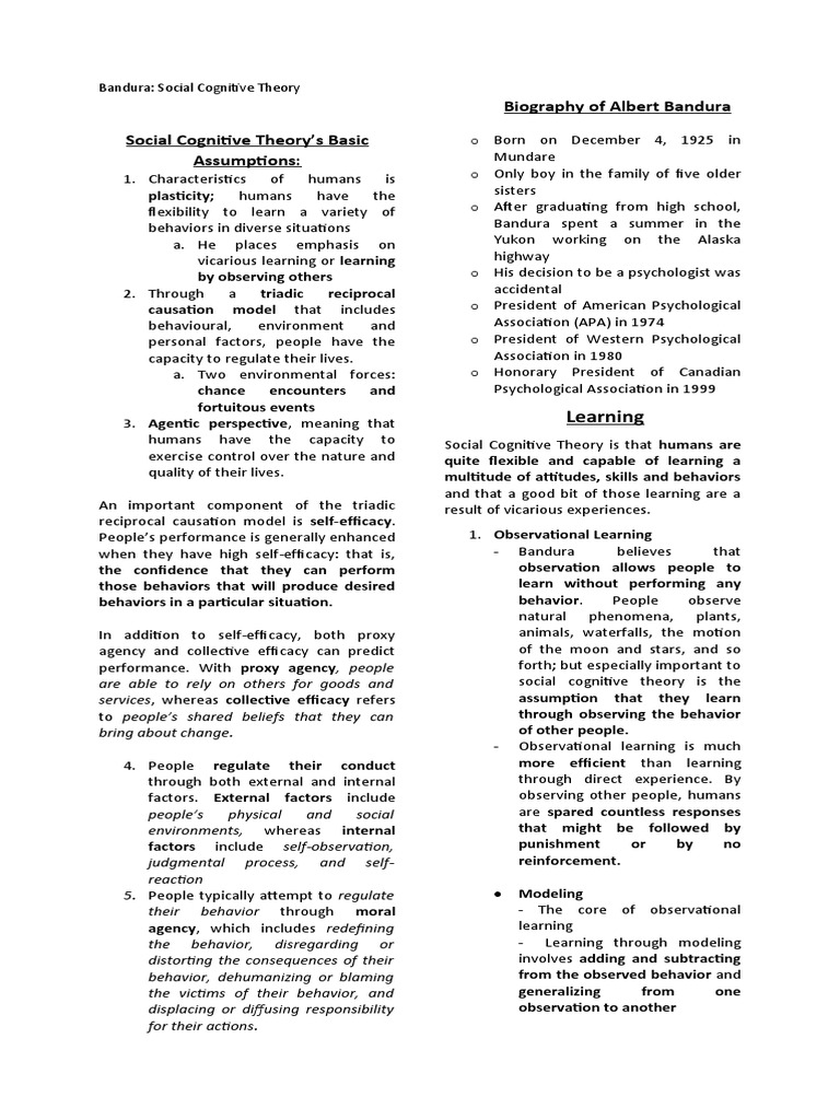 ALBERT BANDURA BIOGRAPHY EXPERIMENTS visual data 2