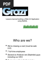 Lessons Learned Building A Web 2.0 Application Using Mysql