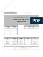 PTS-DRT-XXX Tendido de Cable de Fibra Optica Aereo