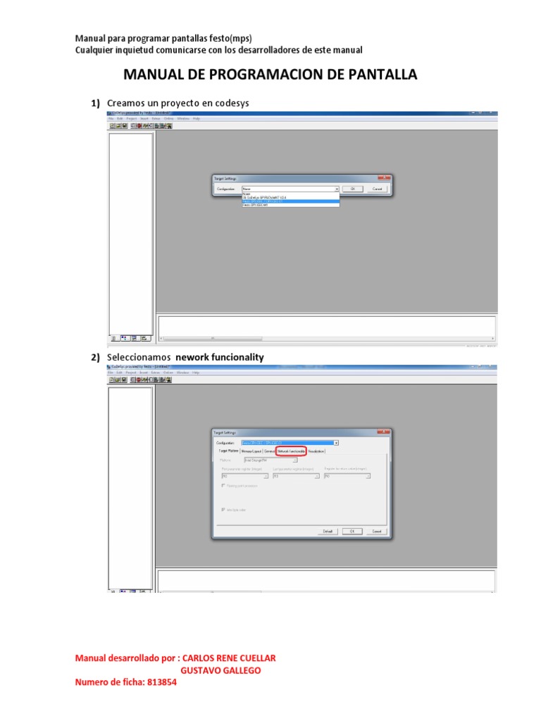Guía de Programación Pantallas Festo | PDF | Lenguaje de programación ...