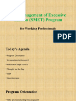 Self Management of Excessive Tension (SMET) Program: For Working Professionals