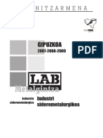 Gipuzkoako Industria Siderometalurgikorako Hitzarmen Kolektiboa (2007-2009)