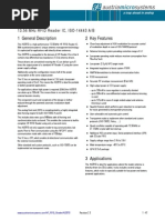 Data Sheet: 1 General Description 2 Key Features