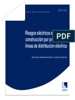 Riesgos Eléctricos en Obras de Construcción Por Presencia de Líneas de Distribución Eléctrica