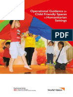 Operational Guidance For Child Friendly Spaces