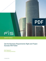 Get The Business Requirements Right