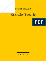 (Stefan Breuer) Kritische Theorie. SCHL Sselbegrif