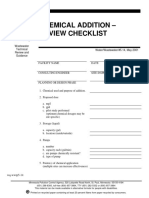 Chemical Addition - Review Checklist: wq-wwtp5-14