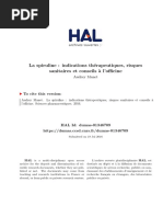 Thése La Spiruline Indications Therapeutiques, Risques Sanitaires Et Conseils 'A L'officine Audrey Manet PDF