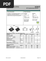 General Description Product Summary: 30V Complementary MOSFET