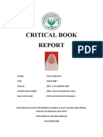Critical Book Report Pengantar Ilmu Bahasa