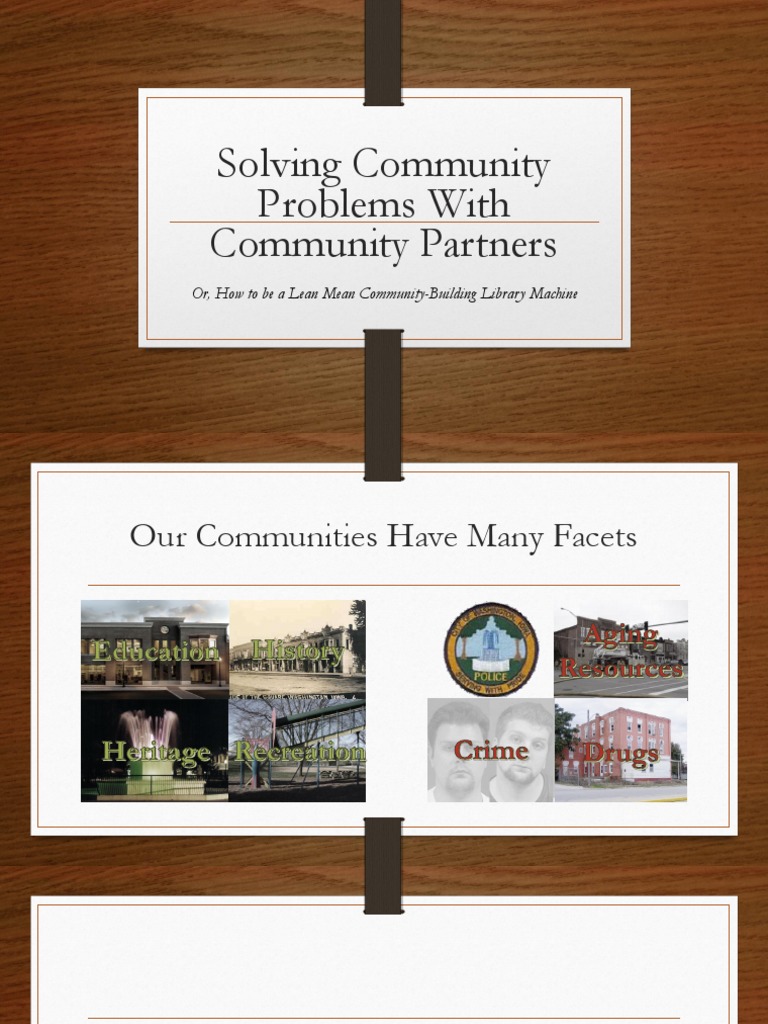 Community Problems and Solutions Guide | PDF | Needs Assessment | Community