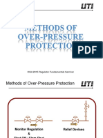 OGA 2015 Regulator Fundamentals Seminar: Module T4.2 Methods of Over-Pressure Protection