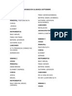 Programacion Alabanza Septiembre 2 PDF