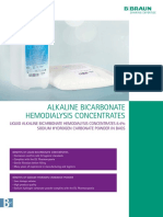 Liquid and powder alkaline bicarbonate hemodialysis concentrates benefits