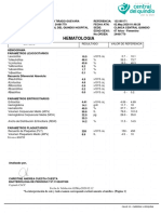 Hemograma y coagulación