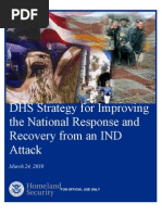 DHS Strategy For Improving The National Response and Recovery From An IND Attack 03-24-10 (FOUO)