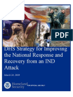 DHS Strategy For Improving The National Response and Recovery From An IND Attack 03-24-10 (FOUO)