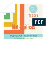 Dosificacion Matematicas 3er Grado