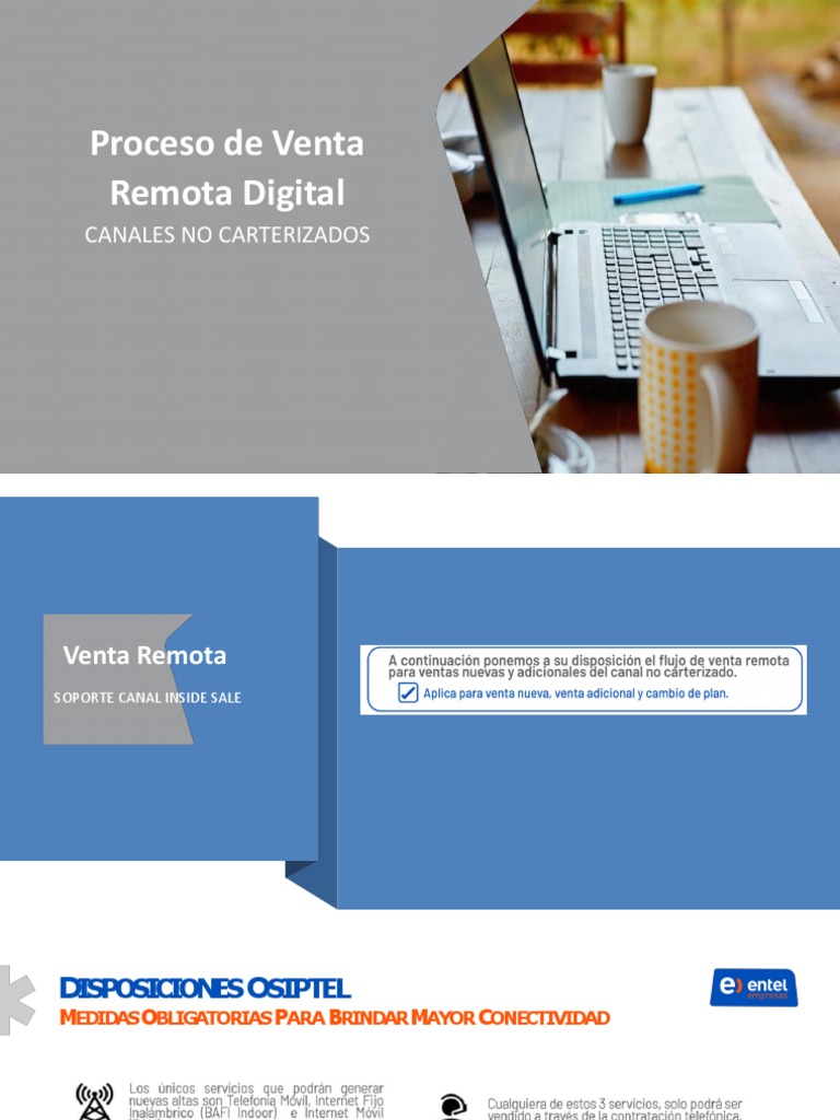 Proceso de Venta Remota Digital | PDF | Informática | Informática y ...