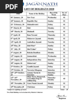 List of Holidays 2020: Subject To Sighting of Moon