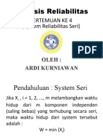 KULIAH 4 - System Realibilitas Seri