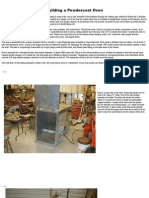 Building A Powdercoat Oven: Construction Page Design Page Material List Contact Links