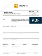 Alliages Ferreux. Symbolisation Des Traitements: EB01.05.205 /A Norme Exécutoire