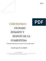 CORONAVIRUS- CITAS DURANTE Y DESPUÉS DE LA CUARENTENA