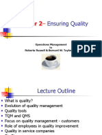 Chapter 2-: Ensuring Quality