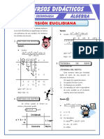 División Euclidiana para Tercero de Secundaria