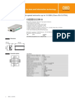 Surge Protection For High-Speed Networks Up To 10 Gbit (Class Ea/Cat6A)