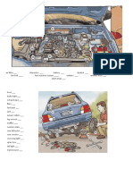 Car Parts and Expressions For Car Mechanic Student - 97708