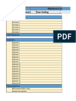 Profit & Loss Statement