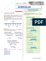 4to Secundaria - Algebra Tema 6 - Intervalos