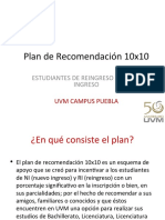 Plan 10x10