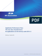 Application Performance Class: The New Class of Performance For Applications On SD Memory Cards (SD 5.1)
