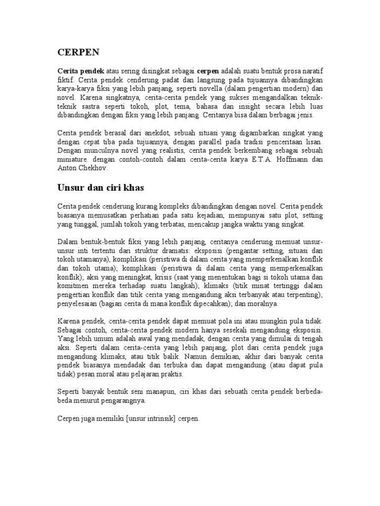 Cerpen