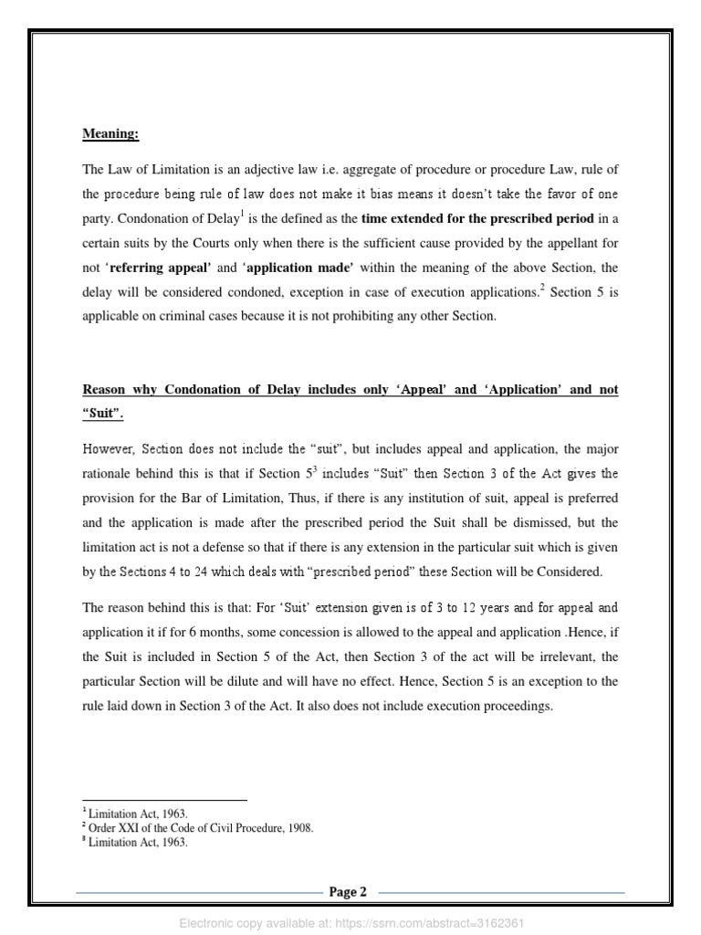 Meaning Limitation Act, 1963. Order XXI of The Code of Civil Procedure, 1908. Limitation Act