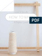 How To Warp A Frame Loom Vers 2