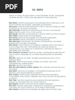 Ebós e Sortilégios