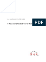 10 Reasons To Worry If You're Using CRON: Roc Software Whitepaper