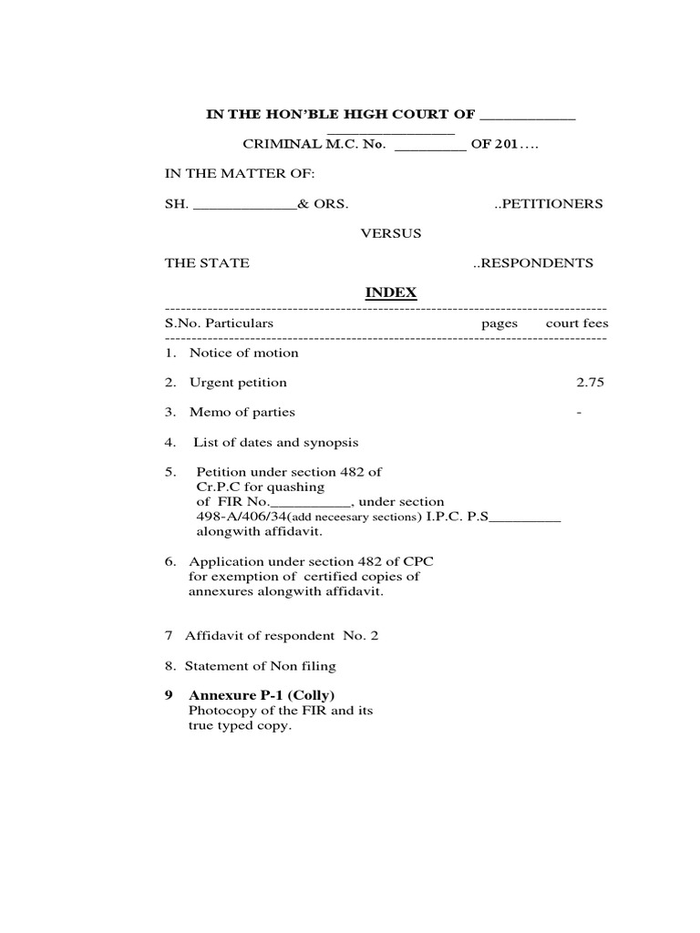 482 PDF | PDF | Affidavit | Complaint