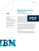IBM Banking Industry Framework Flyer