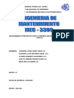 mantenimiento grupo 18